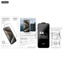Защитное стекло 10-in-1 Supglass SG-01 4X Quadruple Strength Glass, для iPhone 14 Pro Max/15 Plus/16 Plus