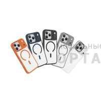 Чехол KEEPHONE ARMOR GRIP MAGSEFE CLEAR CASE для iPhone 17 Pro ORANGE