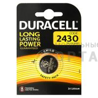 Элемент питания Duracell CR2430  BL1 (1/10/100/12000)