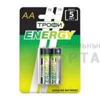 Элемент питания ТРОФИ ENERGY LR6  BL2   (2/20/360/8640)