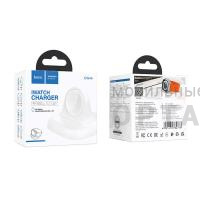 Держатель настольный для телефона Hoco Premium CW44 с беспроводной зарядкой, белый